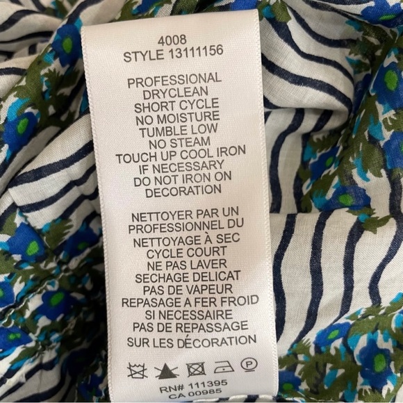 100% genuine Tory Burch elastic waist blouse - Picture 14 of 16